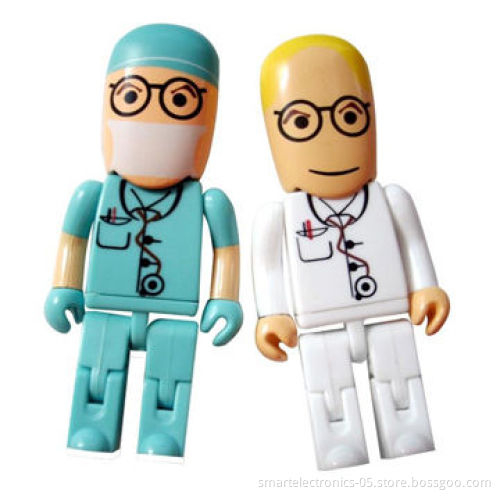 Doctor USB flash drives, 5-year warranty, free custom, printing, package, grade A, 64MB-128GB/gifts